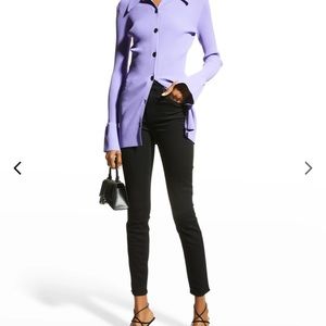 Paige Jeans. Hoxton Ultra-Skinny ankle jeans. Color Black Shadow